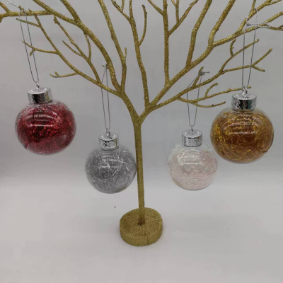 Factory Direct Sales Christmas Hanging Decoration Series, Christmas Ball Pendant, Colored Lights, Atmosphere Light, Pendant Angel