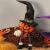 Cross-Border New Halloween Decorations Wizard's Hat Pumpkin Hanging Feet Doll Resin Decorations Scene Atmosphere Layout