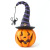 Amazon Cross-Border New Halloween Decorations Wizard's Hat Spider Luminous Pumpkin Lamp Resin Decorations