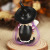 Cross-Border New Halloween Decorations Pumpkin Witch Broom Cute Funny Little Girl Doll Resin Decorations