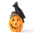 Amazon Cross-Border New Halloween Decorations Crow Horror Pumpkin Lamp Resin Decorations
