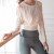 New Spring and Autumn Exercise Yoga Clothes Fitness Running Rib off-Shoulder Long Sleeve Loose Waist Women's T Exercise Yoga Clothes