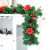Christmas Decorative Rattan 2 M Encryption Luxury Hanging Ornaments Christmas Tree Festival Decorations Red Flower Chinese Garland Package