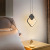 Bedroom Bedside Led Small Droplight Nordic Style Modern Minimalist Linear Strip Restaurant Bar Clothing Store Chandelier