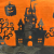 Halloween Party Tablecloth Party Deployment and Decoration Disposable Theme Decorative Tablecloth Plastic Rectangular Tablecloth