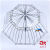 British Building Transparent Umbrella Lace Arch Birdcage Umbrella Creative Fresh Girl Student Couple Umbrella