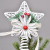 Christmas Decorations Creative Iron Crafts Handmade Flocking Christmas Tree Top Star Christmas Tree Decorations