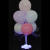 Optical Fiber Luminous Flash Balloon with Light Table Drifting Floating Upright Column Support Wedding Birthday Party Decoration Layout Supplies