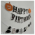 New Halloween Happy Birthday Birthday Pulling Banner Spider Ghost Pumpkin Theme Banner Latte Art