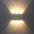 Wall Lamp LED Outdoor Arc Exterior Wall Corridor Aisle Bedside Moisture-Proof Simple Door Square up and down Luminous Lamps