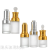 Essential Oil Bottle Essential Liquid Bottle Gold And Silver Pressure Pump Drop Applicator Bottle Glue Head Glass Bottle