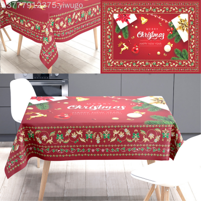 Water-Repellent Cloth Table Cloth Waterproof and Oil-Proof Table Runner Cross-Border Table Cloth for Party Holiday