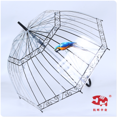 British Building Transparent Umbrella Lace Arch Birdcage Umbrella Creative Fresh Girl Student Couple Umbrella