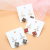 Yiwu Accessories Sterling Silver Needle Earrings Women's New Trendy Korean Long Elegant Stud Earrings Simple Pearl Eardrops