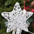 Christmas Decorations Creative Iron Crafts Handmade Flocking Christmas Tree Top Star Christmas Tree Decorations