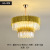 Post-Modern Light Luxury Crystal Chandelier Simple Atmosphere Lamp in the Living Room Nordic Fashion Restaurant Bedroom Hotel Engineering Lamps