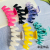 Forever Love Love Two-Tone Large Shark Clip Back Head Updo Hair Clip Bath Grab Gap Former Red Simple Wavy Hair Accessories