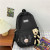 Schoolbag Female Junior High School Student Lightweight Primary School Student Fresh Cute Girl Heart Three to Grade Five, Grade Six Large Capacity Backpack