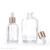 Square Essential Oil Bottle Transparent Drop Applicator Bottle 10 Ml30ml50ml Square Essence Liquid Bottle