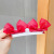 Children's Three-Dimensional Bow a Pair of Hairclips Spring and Summer Comely Mesh Duckbill Clip Little Girl Side Clip Baby Head Clip