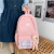 Schoolbag Female Junior High School Student Lightweight Primary School Student Fresh Cute Girl Heart Three to Grade Five, Grade Six Large Capacity Backpack