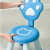 Cat Claw Children's Plastic Chair Kindergarten Stool Backrest Home Baby Small Bench Children Non-Slip Cartoon Seat