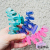 Forever Love Love Two-Tone Large Shark Clip Back Head Updo Hair Clip Bath Grab Gap Former Red Simple Wavy Hair Accessories