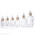 Square Essential Oil Bottle Transparent Drop Applicator Bottle 10 Ml30ml50ml Square Essence Liquid Bottle