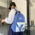 Korean Harajuku Large Capacity Composite Cloth Backpack Women's Fashion Student Schoolbag Fresh Travel Backpack