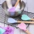 Solid Color Heart-Shaped Silicone Stirring Spoon Wooden Handle Silicone Spatula Insulation Spoon Wooden Handle Love Silicone Spoon