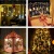 LED Twinkle Light Colored Lantern Flashing String Five-Pointed Star Curtain Light Romantic Starry Ice Strip Light Room Decorative Lights