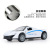 1:32 Simulation MCLUNE Police Car Pull Back Alloy Car Two-Door with Light Music