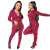 Autumn Best-Selling European and American Women's Clothing Solid Color Suit Personality Zipper Two-Piece Set