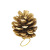 3-5cm Christmas Tree with Line Pine Cone Christmas Pendant Gold Silver Pine Cone with Line Pendant Christmas Decoration Supplies