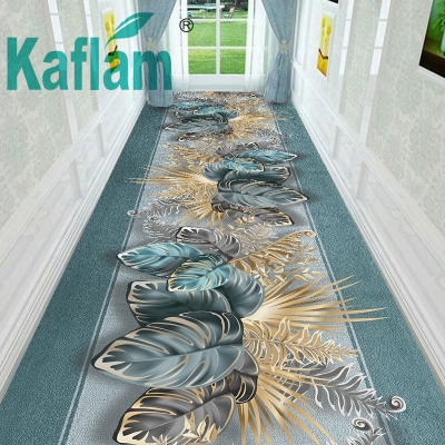 3D Floor Mat Corridor Carpet Aisle Full of Household Red Carpet Entrance Kitchen Long Rug Coiled Material