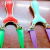 Factory Wholesale Color Poly Dragon Rubber Band Elastic Fast Pressure Shooting Supplies Outdoor Slingshot