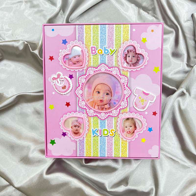 Baby Album 6-Inch 80 Boxed Album Children's Album Student Card Book Family Photo Album Photo Albums