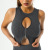 Lulu Zipper Sports Top Women's Yoga Vest Quick-Drying Outer Wear One-Piece Sports Underwear Shockproof Fitness Clothes Women