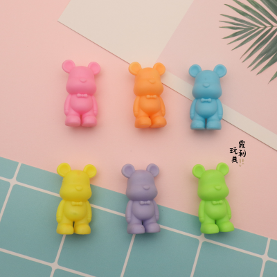 Cartoon Bear Plastic Toy Play House Toy Gift Capsule Toy