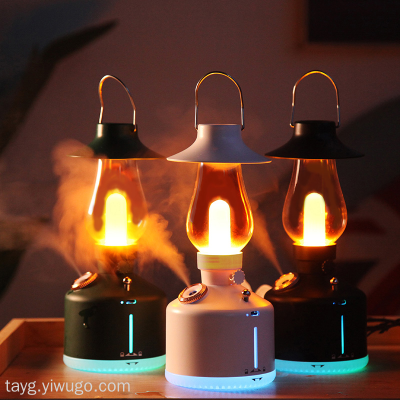 New Outdoor Camping Lantern Humidifier Wholesale Mini Bedroom Office Large Capacity Portable USB Humidifier