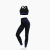 European and American Ins Striped Yoga Bra Set New Solid Color Vest Stretch Seamless Leggings Two-Piece Suit for Women