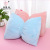 New Bow Pillow Home Bedside Backrest Solid Color Pp Cotton Office Lunch Break Pillow Logo