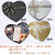 Glitter Paper Heart-Shaped Set Gift Box Craft Gift Box Jewelry Box