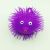 Luminous Hairy Ball Squeeze Smily Face Bouncing Ball Flash Vent Ball Children's New Exotic Creative Pressure Relief Toy Manufacturer