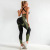 European and American Ins Striped Yoga Bra Set New Solid Color Vest Stretch Seamless Leggings Two-Piece Suit for Women