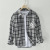 Spring and Autumn New Men's Plaid Cotton Casual Long-Sleeved Shirt Simple Youth Loose Shirt One Piece Dropshipping 8828