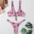 Swimsuit Wireless Cup Simple Swimsuit Fashion Sexy Bikini Foreign Trade Direct Sales