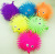 Luminous Hairy Ball Squeeze Smily Face Bouncing Ball Flash Vent Ball Children's New Exotic Creative Pressure Relief Toy Manufacturer