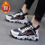 2022 Autumn New Ins Korean Style High-Top Clunky Sneakers Women's Shoes Student Heighten Casual Shoes Women's Sports Shoes Trendy 7006