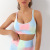 New Cross-Border Yoga Suit Tie-Dyed Double-Shoulder Strap Bra Fitness Yoga Wireless Shockproof Sports Vest for Women
